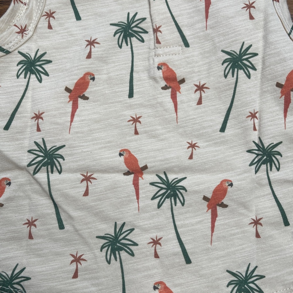 Kids Tropical Print Matching Set - Picture 2 of 10